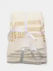 Белый полотенце махровое, 4 штуки