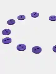 Фиолетовый пластиковые пуговицы, 9 мм
