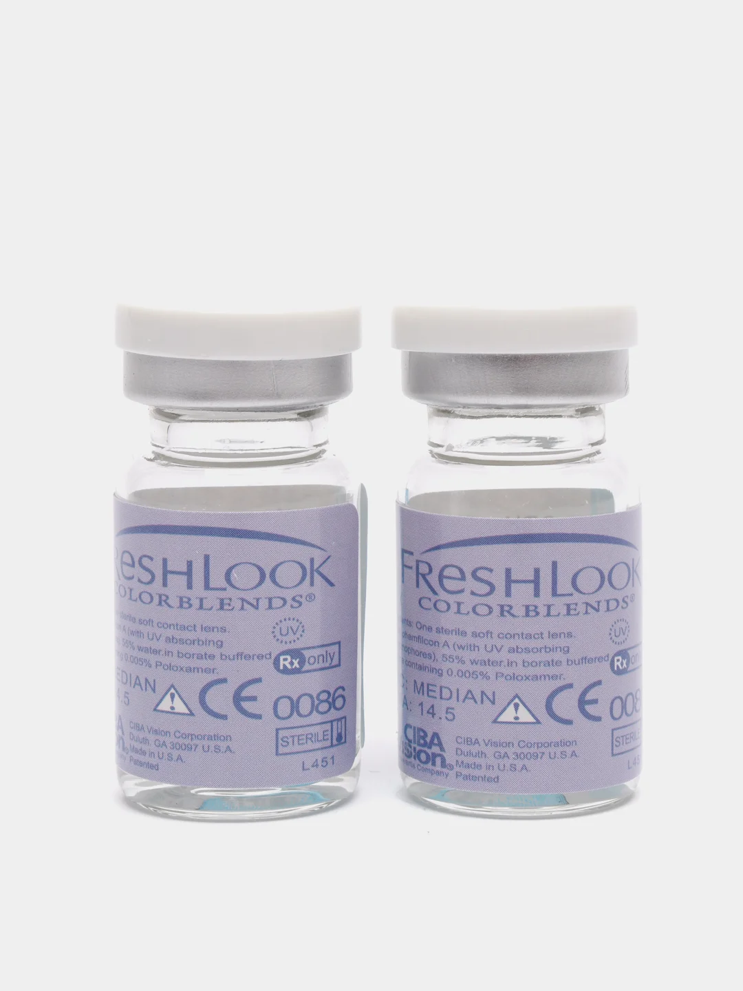 Ледяной цветные контактные линзы "FreshLook ColorBlends" (1 уп.=2 шт.) 01