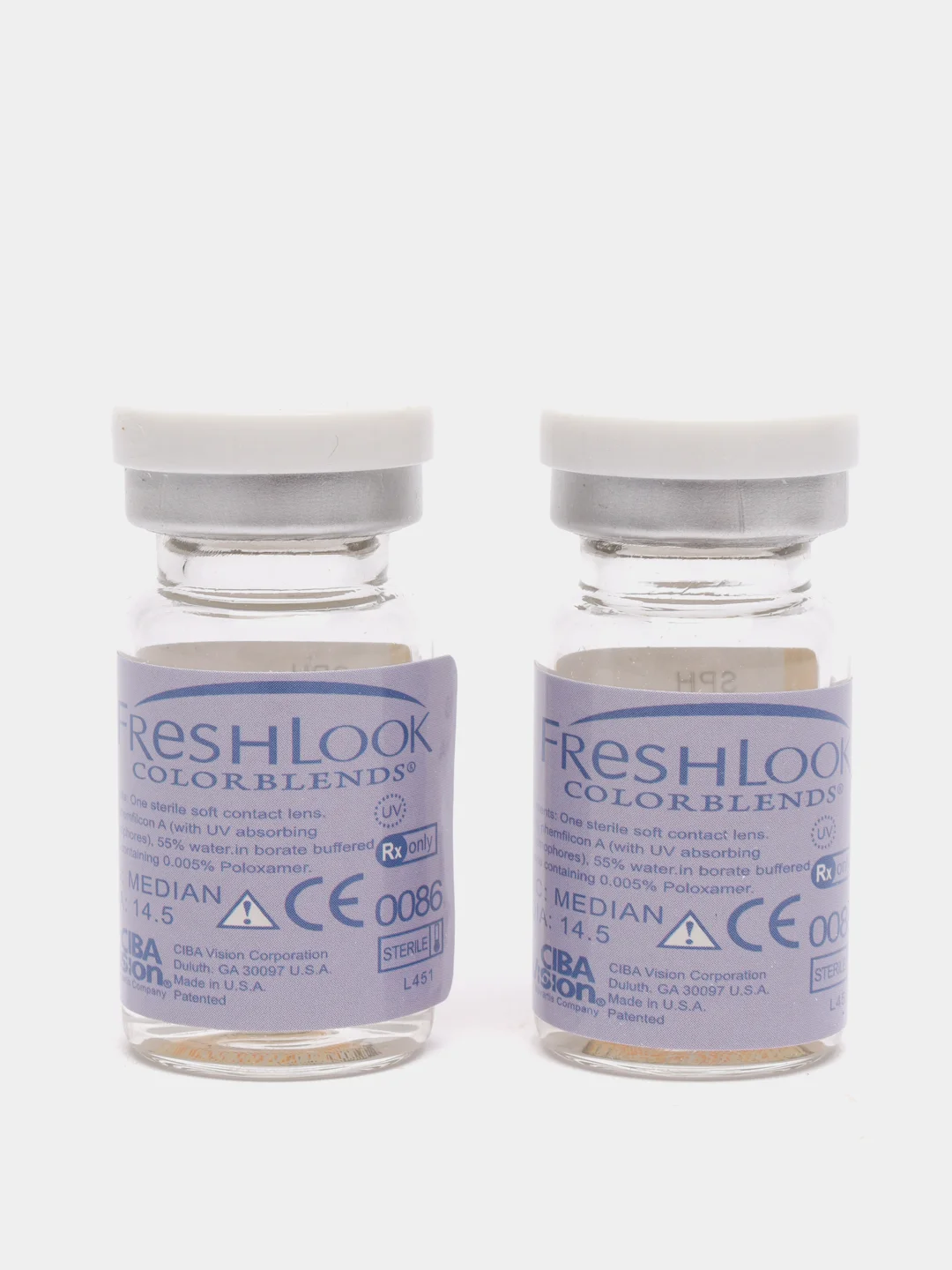 Манго цветные контактные линзы "FreshLook ColorBlends" (1 уп.=2 шт.) 01