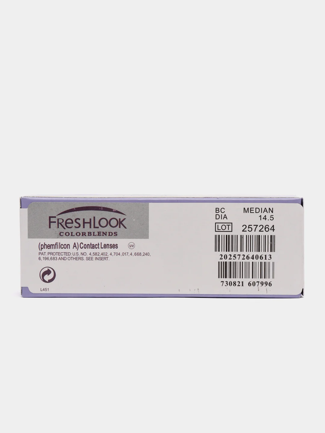 Желтый цветные контактные линзы FreshLook ColorBlends, 2 штуки в упаковке