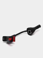 Держатель телефона в прикуриватель SKYWAY с двумя USB (1,2А) покрытие Soft touch S00301027