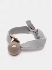Серый резинка для волос