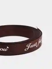Коричневый атласная лента с надписью "Just for you"  10 х 5000 мм