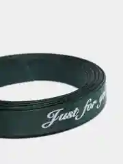 Зеленый атласная лента с надписью "Just for you"  10 х 5000 мм