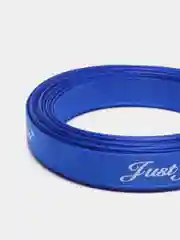 Синий атласная лента с надписью "Just for you"  10 х 5000 мм