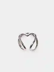 Серьга кафф сердце