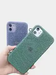 Голубой чехол на iPhone / Айфон / XS, XR, XSMAX, 11 PRO, 11, Pro Max, 12 Pro, 12 Pro Max