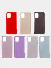 Золотой чехол для Huawei Honor P40 Lite, P40 Lite E/9C, 9A, 30, 30S, 20, 10X Lite,  Блеск
