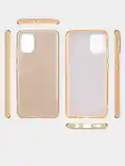 Золотой чехол для Huawei Honor P40 Lite, P40 Lite E/9C, 9A, 30, 30S, 20, 10X Lite,  Блеск