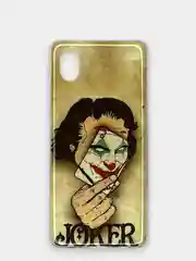 Светло-коричневый чехол Samsung Galaxy A01 Core, Самсунг Галакси А01 Кор с рисунком