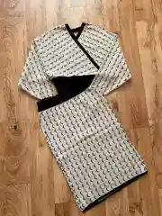 Костюм женский, с юбкой, трикотажный, оверсайз
