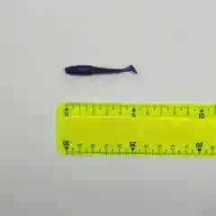 Темно-синий силиконовые приманки RAF, Sw. Tioga 2.0, 50 mm, 10 штук, виброхвост