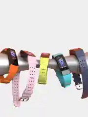 Черный ремешок для Honor Band 4 / 5 (Хонор банд) силиконовый спортивный