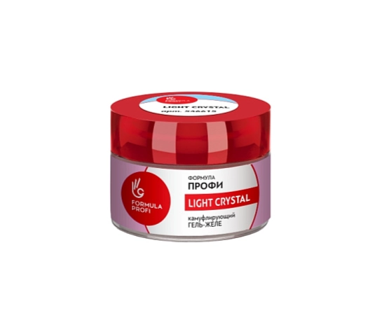 Formula Profi, Гель-желе для моделирования и наращивания ногтей  "Light crystal" 15 мл