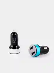 Автомобильное зарядное устройство 2USB 2А с дисплеем