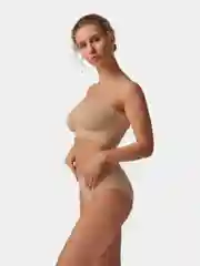Бежевый трусы женские слип MY