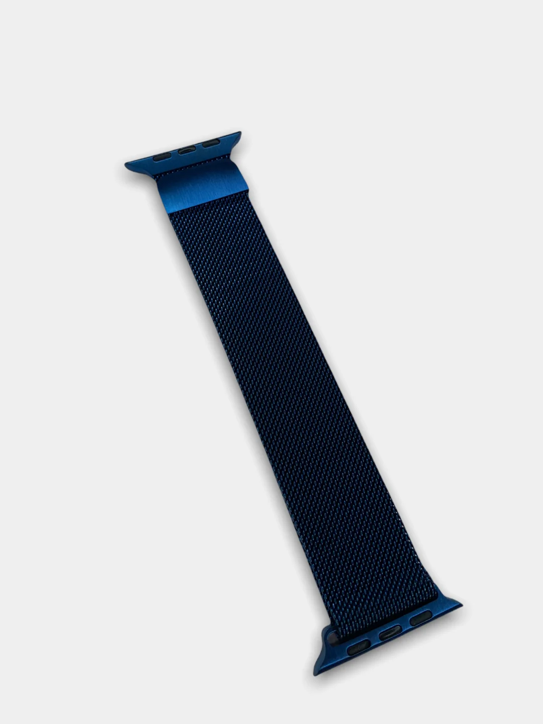 Темно-синий ремешок для Apple Watch "Миланская петля", металлический