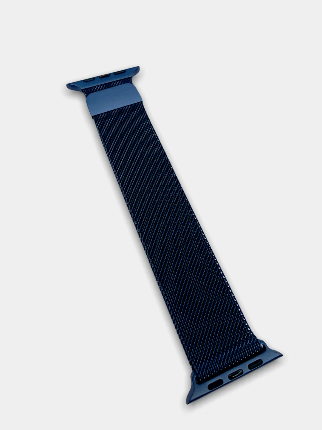 Синий меланж ремешок для Apple Watch "Миланская петля", металлический