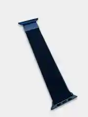 Синий меланж ремешок для Apple Watch "Миланская петля", металлический