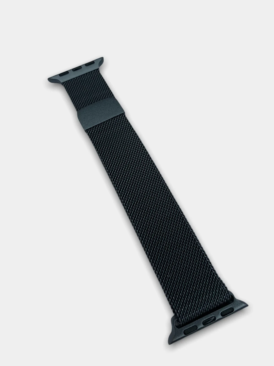 Угольный ремешок для Apple Watch "Миланская петля", металлический