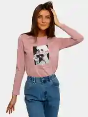 Розовый джемпер женский, лонгслив, 100% хлопок