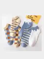 Носки женские хлопковые, короткие, впитывающие