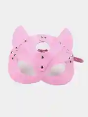 Розовый маска кошки из мягкой экокожи, 3 цвета, БДСМ