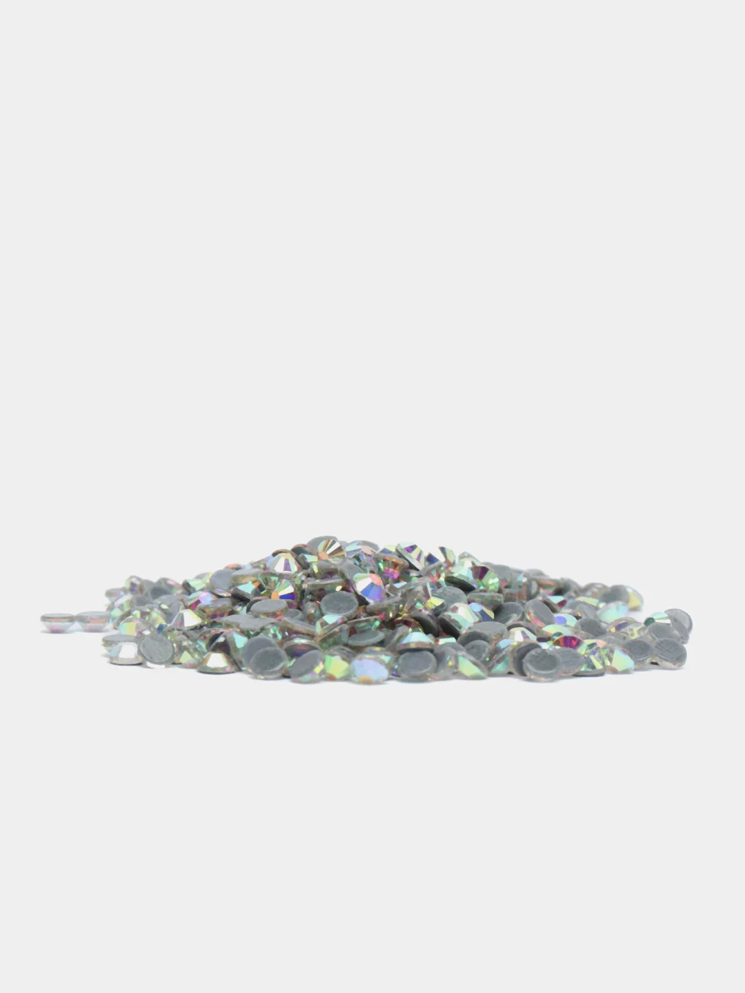 Термостразы ss12 Имитация Сваровски люкс Crystal AB (Кристалл АБ) горячей фиксации, стекло