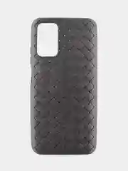Черный чехол для Xiaomi Poco M3, плетение