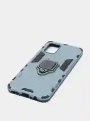 Синий меланж чехол противоударный с кольцом-держателем на Vivo V20 (Виво В20)