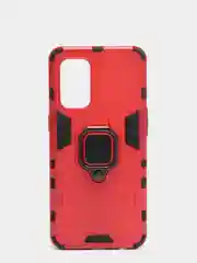 Красный чехол противоударный с кольцом-держателем на Oppo Reno 6 Reno6 (Оппо Рено 6)