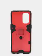 Красный чехол противоударный с кольцом-держателем на Oppo Reno 6 Reno6 (Оппо Рено 6)