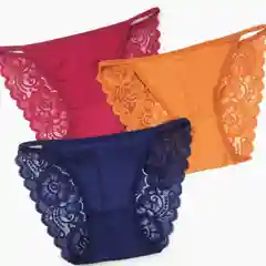 Трусы полупрозрачные, кружевные