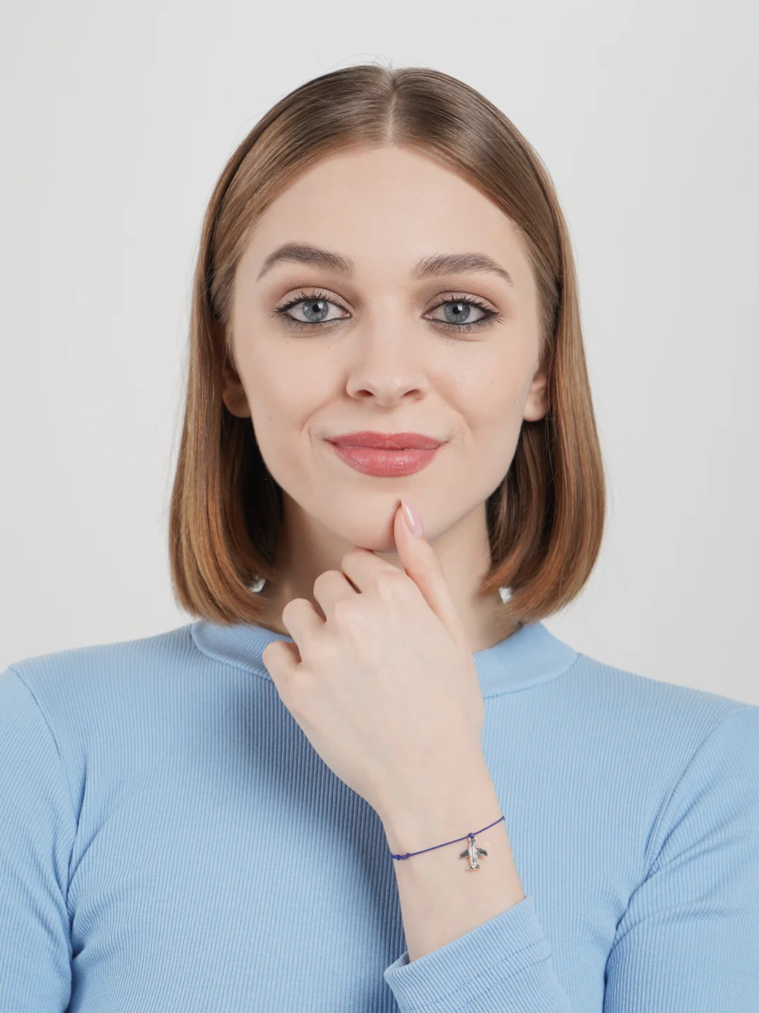 Браслет на нити "Самолёт"