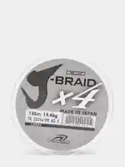 Леска плетёная Columbia "J-Braid X4", 135 m, серая