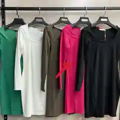 Фуксия платье повседневное лапша