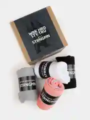 Подарочный набор из 4 пар хлопковых мужских носков Strongman Premium Socks #402
