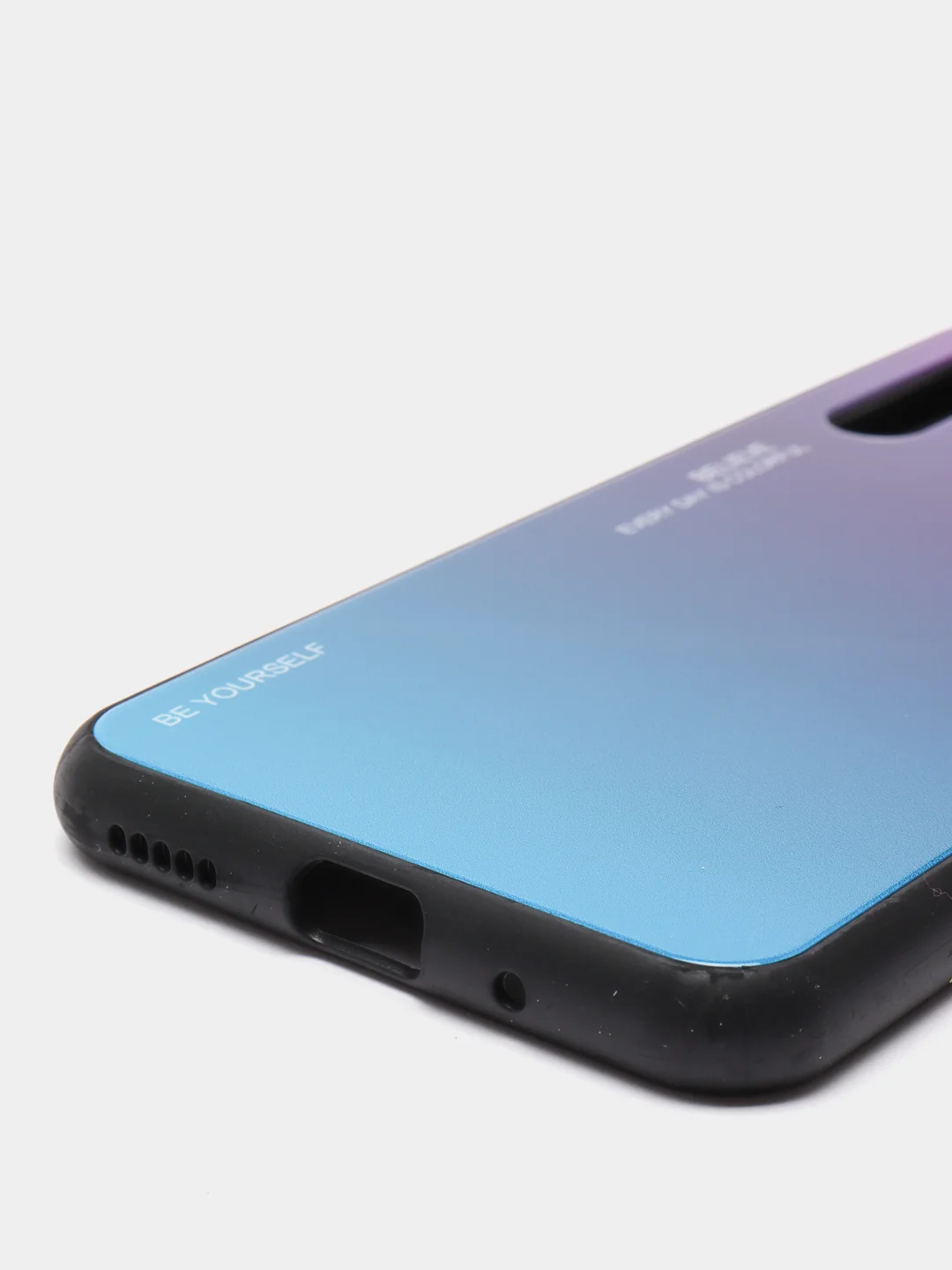 Фиолетовый градиентный чехол из закалённого стекла для Honor Huawei 8A,8X,9X,10I,10LITE,P20,P30,8S,Y5