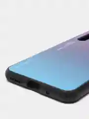 Фиолетовый градиентный чехол из закалённого стекла для Honor Huawei 8A,8X,9X,10I,10LITE,P20,P30,8S,Y5