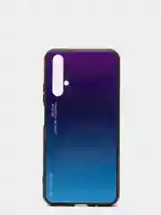 Фиолетовый градиентный чехол из закалённого стекла для Honor Huawei 8A,8X,9X,10I,10LITE,P20,P30,8S,Y5