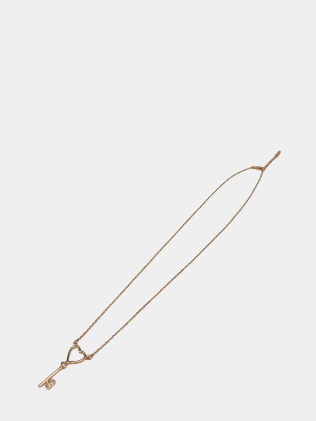 Цепочка тонкая с кулоном "Ключик" Xuping Jewelry