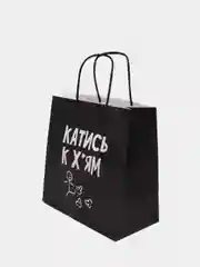 Пакет подарочный "Катись", 22 х 22 х 11 см