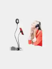 Лампа кольцо для селфи с прищепкой, держатель, 2 в 1, USB