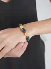 Браслет из азурмалахита, цитрина и гематита SAUTOIR