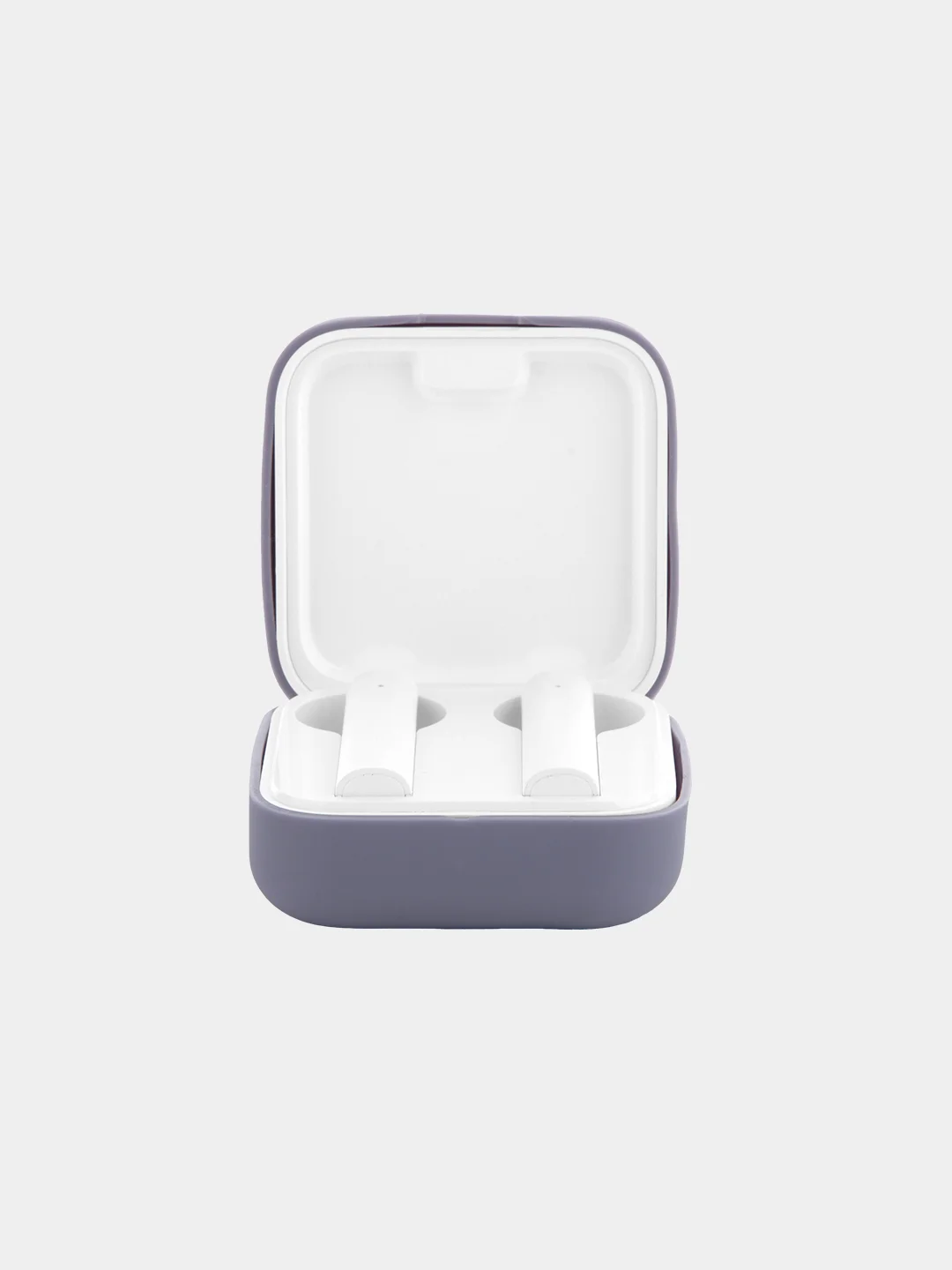 Лавандовый чехол на Xiaomi Mi TWS Earphones 2 Basic/Air 2 SE для наушников силиконовый КАРТОФАН
