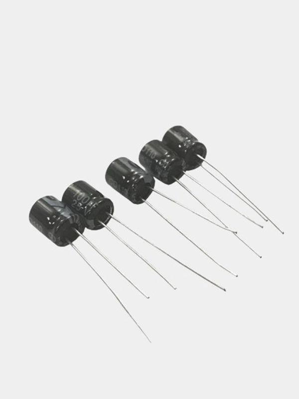 10 штук 100мкф 25В Конденсатор электролитический 100UF 25V 105C 6х7мм