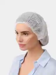 Белый одноразовая шапочка