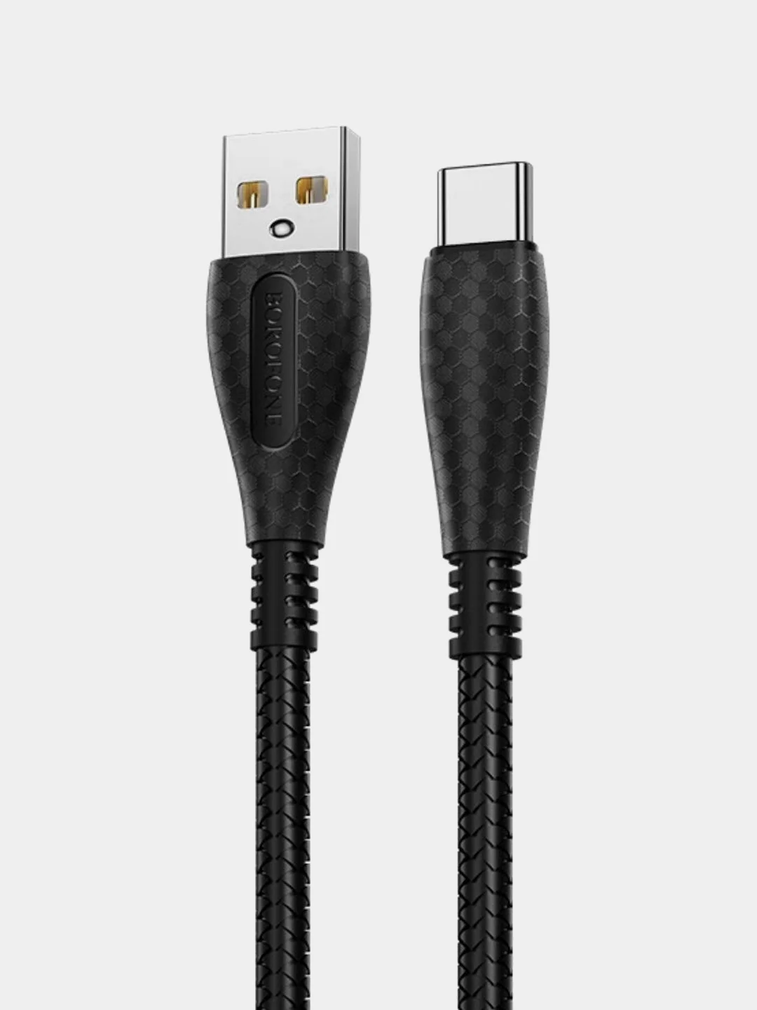 Кабель USB BOROFONE BX38 для зарядки и синхронизации 1м., 2.4А/3A для Type-C , Lightning