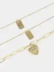 Золотой многослойная цепь /  Цепочка на шею